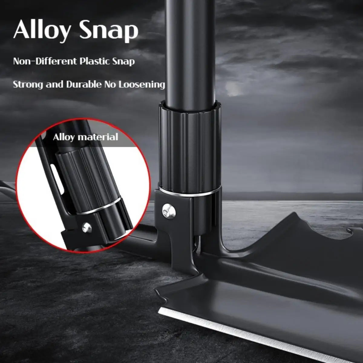 1PC Outdoor pliable Camping Shovel – Outil multifonctionnel d'entrenching de randonnée, Portable Garden & Survival Shovel