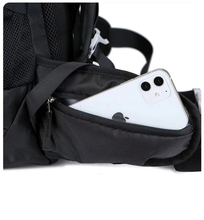 WESTTUNE 50L Sac à dos de randonnée imperméable avec couverture de pluie – Sac de voyage et d'alpinisme multifonctionnel