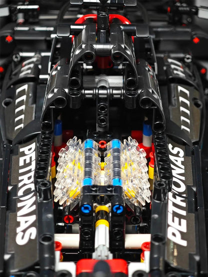 Technologie 1642PCS Blocs de construction de voitures de course mécanique – W14