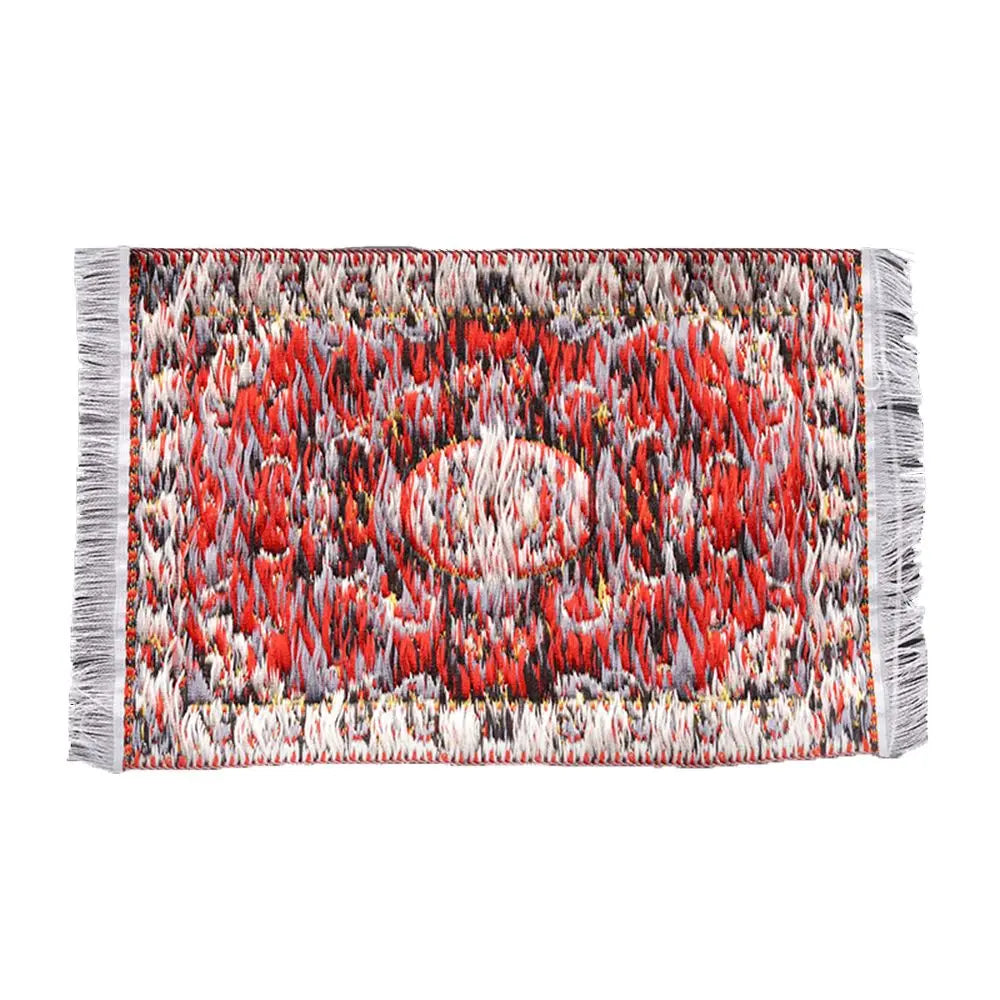 1:12 Échelle de style turc Miniature Dollhouse Tapis – Revêtement de sol pour jouer des accessoires de maison et de poupée