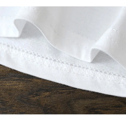 2-10Y enfants pur coton manches courtes pull T-shirt – Bébé Garçons et filles Tops d'été