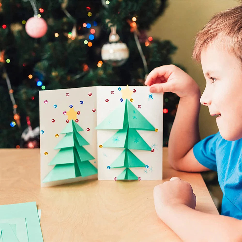 1040/900/504Pcs Stickers auto-adhésifs pour boîtiers, cartes et artisanat en cristal bricolage en strass