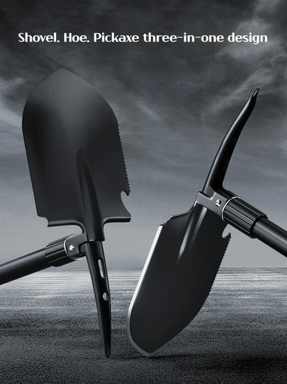 1PC Outdoor pliable Camping Shovel – Outil multifonctionnel d'entrenching de randonnée, Portable Garden & Survival Shovel