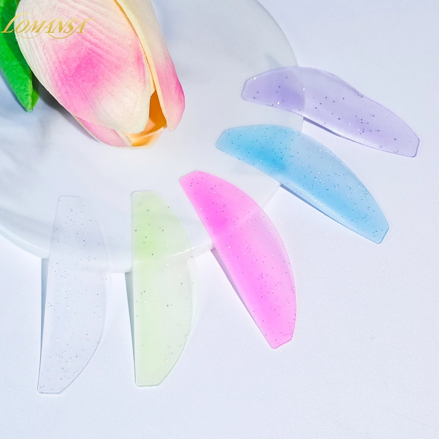 Lomansa 1 paire Silicone Lash Adoucissant Pads – Perm Perm Rods & Shields pour le levage de la laisse, Accessoires professionnels de cils