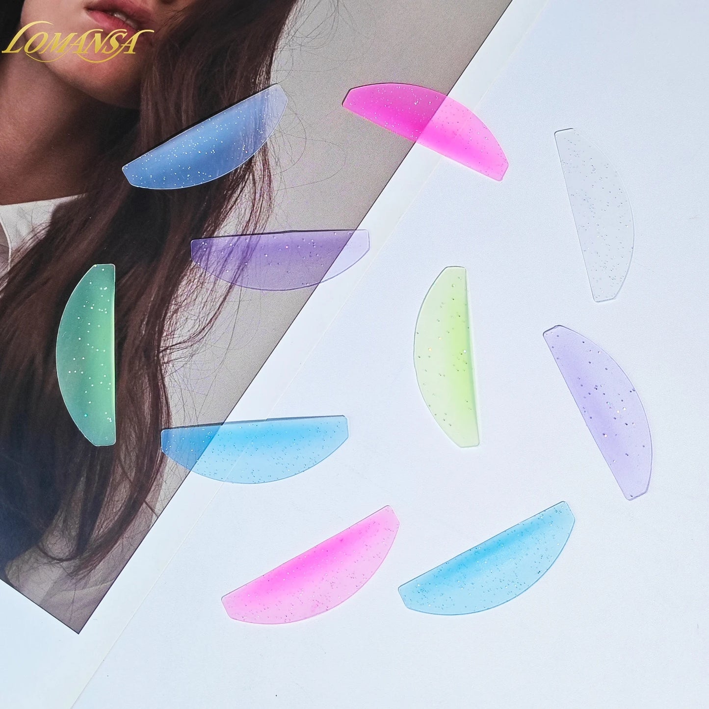 Lomansa 1 paire Silicone Lash Adoucissant Pads – Perm Perm Rods & Shields pour le levage de la laisse, Accessoires professionnels de cils