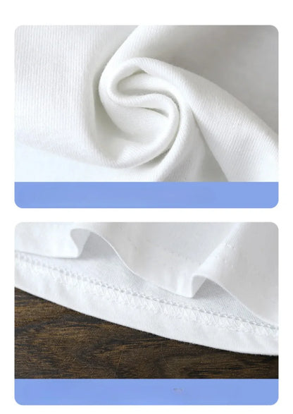 2-10Y enfants pur coton manches courtes pull T-shirt – Bébé Garçons et filles Tops d'été