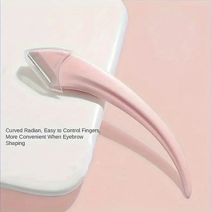 3-Piece Set de tailleur de sourcils – Ciseaux en acier inoxydable, Peigne & Rasoir pour cils et maquillage débutant, Accessoires de suppression de précision