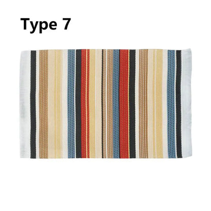 1:12 Échelle de style turc Miniature Dollhouse Tapis – Revêtement de sol pour jouer des accessoires de maison et de poupée