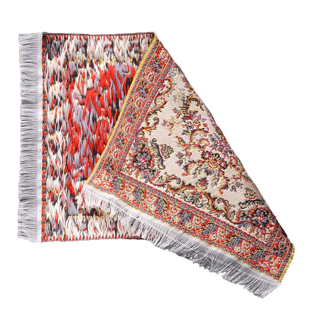 1:12 Échelle de style turc Miniature Dollhouse Tapis – Revêtement de sol pour jouer des accessoires de maison et de poupée